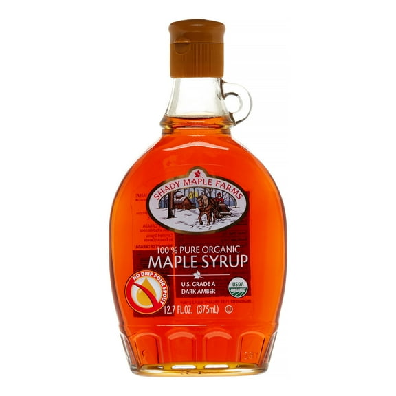 Shady Maple Farms Certified Organic Pure Syrup Maple 12.7 fl oz