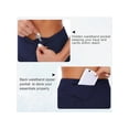 thumbnail image 3 of Womens High Waisted Running Shorts Quick Dry Athletic Workout Shorts With Mesh Liner Zipper Pockets Loose Fit, 3 of 6