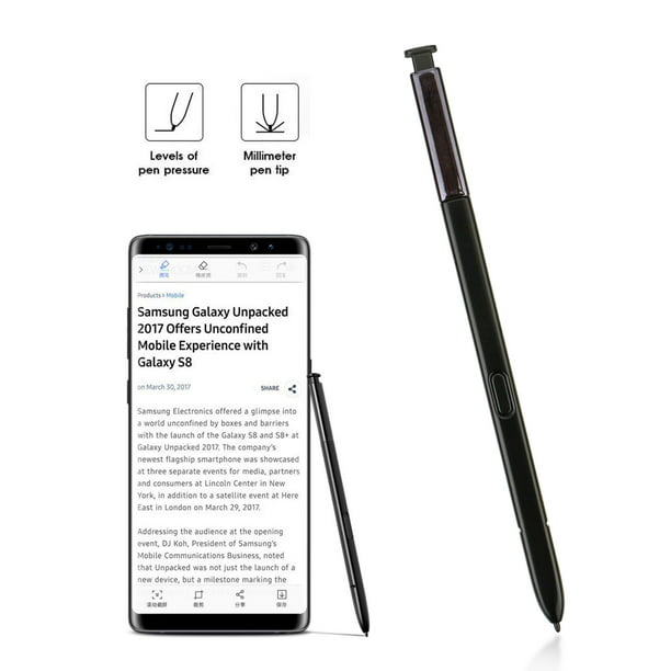 warmte titel verloving EEEkit 2/1 Pcs Touch Stylus Pen Fit for Samsung Galaxy Note 9, LCD Touch  Screen Stylus Pen Replacement S Pen Fit for Samsung Galaxy Note 9 -  Walmart.com