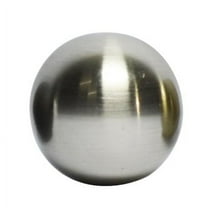 Urbanest Urbanest Ball Lamp Finial, 1 1/4" Diameter, Brushed Nickel