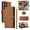 Brown, variant on Dteck Case Wallet for Samsung Galaxy S25 Ultra, Women PU Leather Cell Phone Cases with 6 Credit Card Holder Kickstand Adjustable Shoulder Strap Flip Cover, Brown