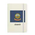 thumbnail image 1 of Contour Flag State Idaho Art Deco Fashion Notebook Official Fabric Hard Cover Classic Journal Diary, 1 of 3
