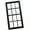 Black, variant on Plastic Dollhouses Window Frames 1/12 Scale Miniature Accessories For Crafts And Family Projects