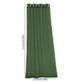 thumbnail image 3 of Outdoor Curtain Waterproof Window Screen Terrace Pavilion Sheer Panel Polyester Fabric Metal Hanging System Shading Ventilation Easy Clean Durable Weather Resistant, 3 of 5