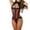 556#Black, variant on Womens Sexy Bodysuit Lingerie One Piece Clearance Fashion Bow Lace Racy Underwear Suit Underwear One Piece Jumpsuit