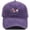 Purple, variant on Vintage Washed Baseball Cap, Hand Embroidered Flower Design Trucker Style Hat, Adjustable Sun Hat for Women Men, Casual Outdoor Unisex Cap for Daily Wear - Blackish Green