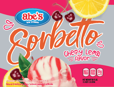 Abe's Sorbetto Cherry Lemon PY 2lt