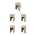 thumbnail image 3 of Transemion Stylish And Tear-resistant Hat For Autumn And Winter Wide Application Ski Hat beige 5Set, 3 of 6