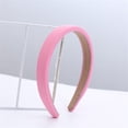 thumbnail image 2 of Candy Color Hairband Candy Color Stylish Comfortable Delicate Simple Hairband for Women Pink, 2 of 2