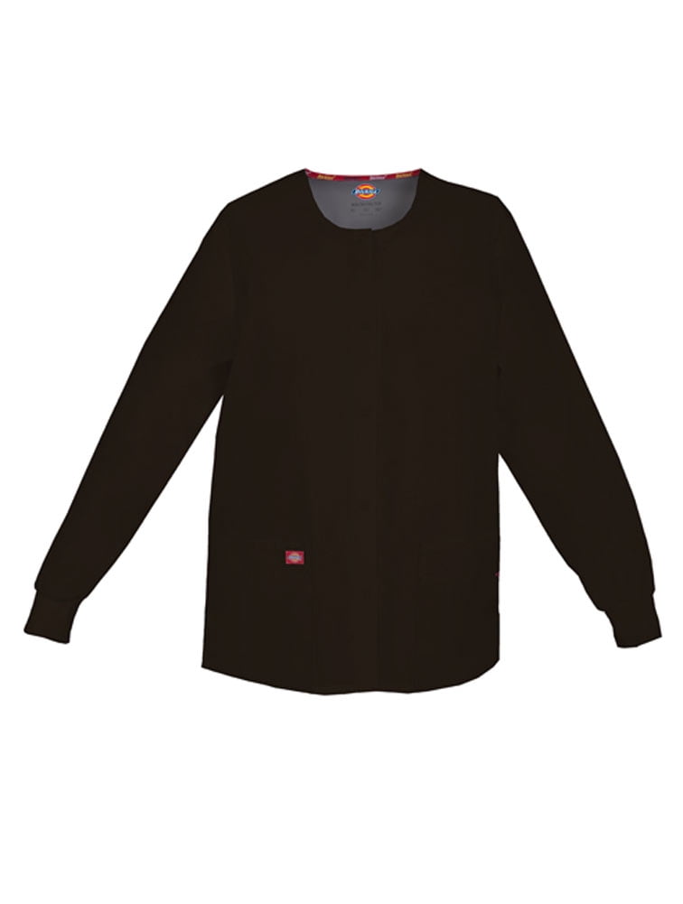 Dickies - Dickies EDS Signature Scrubs Warm Up Jacket for Women Snap Front Plus Size 86306, 5XL 