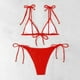 thumbnail image 5 of WILLBEST Trajes de Baño Traje de Baño de Dos Piezas Con Lazo Para Mujer Traje de Baño Triangular Sexy Conjunto de Bikini Superior Traje de Baño, 5 of 5