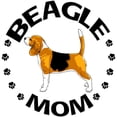 thumbnail image 3 of CafePress - Beagle Mom Women's Light Pajamas - Women's Short Sleeve Print T-Shirt and Pants Light Cotton Pajama Set, 3 of 7