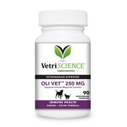 Angle View: Oli Vet [250 mg] Vegetarian Capsules (90 count)