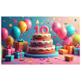 thumbnail image 1 of 18th Birthday Celebration Backdrop Backdrop Decoration Photo Props Party Supplies Background For Birthdays Special Occasions Decorations Events, 1 of 4