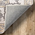 thumbnail image 5 of nuLOOM Ren Vintage Floral Machine Washable Area Rug, 5' x 8', Light Gray, 5 of 9