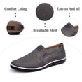 thumbnail image 2 of Mens Casual Mesh Loafers Summer Breathable Walking Shoes Comfortable Lightweight Driving Shoes Travelling Fashion Shoes Gray 8.5 US, 2 of 7
