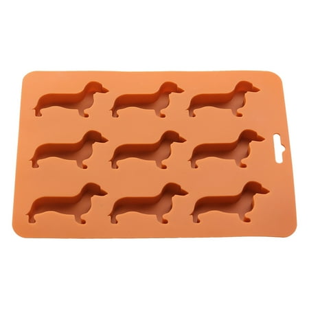 

Dachshund Dog Shaped Silicone Ice Cube Molds and Tray