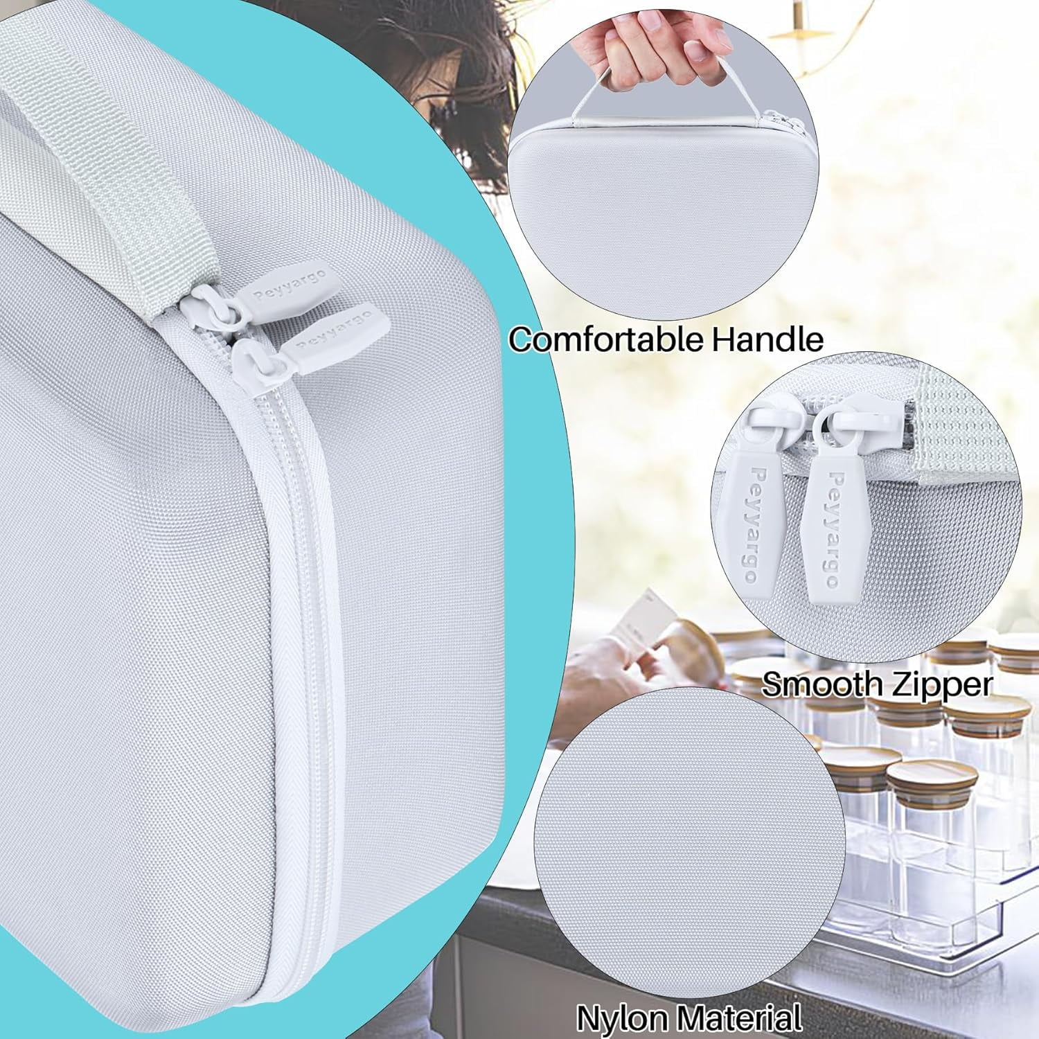 Case Compatible with PT-N20 / PT-N25BT / PT-N25BTV3 Personal Desktop Label Maker Portable - Case Only