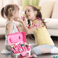 thumbnail image 2 of Juguetes De Doctor Medicina Rol Para Niños Con Caja ,75 Pcs Xtellar rosa, 2 of 4