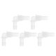 thumbnail image 1 of Conectores de codo de rosca G1/2 de 7/16" para manguera ID de Unique Bargains, juntas de manguera de bomba de aire para tanque de acuario, 5 piezas de PP transparente, 1 of 7