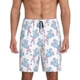 thumbnail image 2 of Picia Cute Poodle Dog Pajama Shorts for Men, Men's Pajama Bottoms, Sleepwear,Short Pajama Pants-Small, 2 of 9