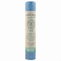 Aloha Bay Chakra Pillar Candle, Positive Energy Blue, 8"