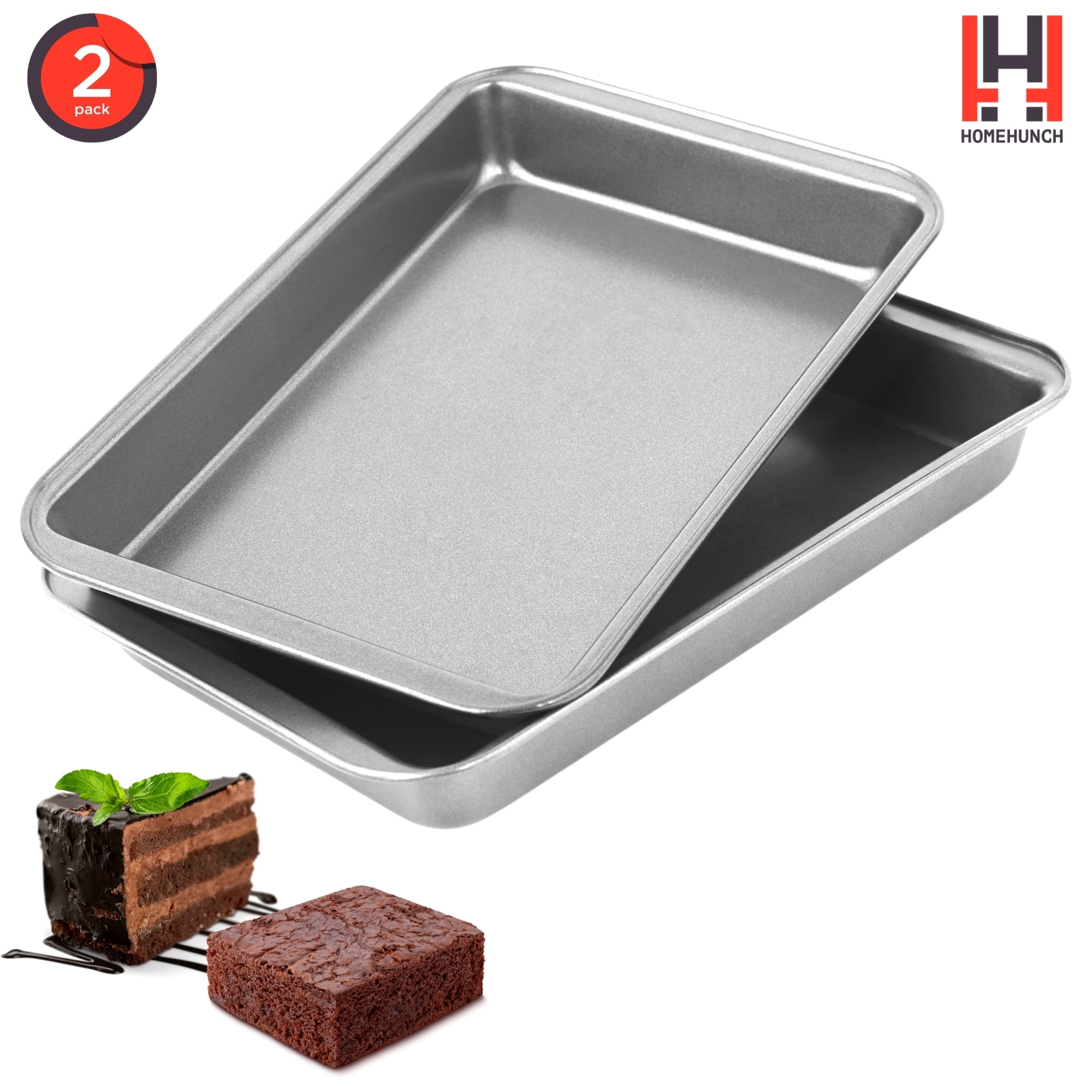 HomeHunch 6 x 6 Metal Nonstick Cookie Sheet, (2 Pieces)