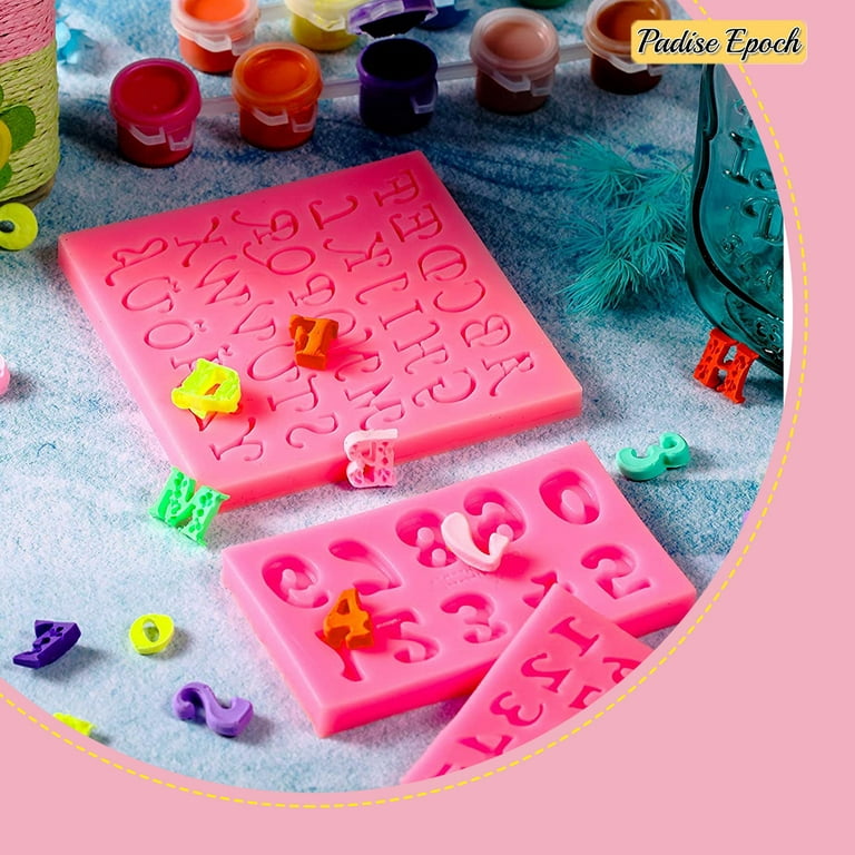 Lowercase Number Alphabet Silicone Mold Lower Case Letter Resin