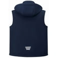 thumbnail image 2 of KVE Men's Softshell Vest Windproof Lightweight Golf Vest Outerwear with Pockets, Sleeveless Jacket for Sports Navy X-Large, 2 of 9