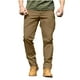 thumbnail image 1 of Pantalones largos de verano para hombre con bolsillos y botones, pantalones casuales con bolsillos para hombre, 1 of 2