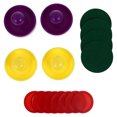 thumbnail image 1 of OULII 1 Set of Air Hockey Pucks ABS Replacement Accessory for Home Mini Hockey Table, 1 of 7