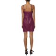 thumbnail image 2 of IRO womens  Tabata Leather Mini Dress, 34, Purple, 2 of 3