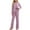 Purple, variant on Viikei Halloween Pajamas for Women Set Christmas Pajamas Women's Lapel Pajamas Women's Autumn and Winter Long Sleeve Household Sets
