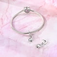thumbnail image 5 of MULA Original Mother's Day Gift 925 Sterling Silver DIY Charm AAA CZ fit Charm Bracelet for Women Jewelry, 5 of 7