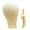 Beige, variant on 22" Black Canvas Wig Mannequin Head with Clamp, Display Stand for Wigs, Millinery and Lace Hats, 2 Pack