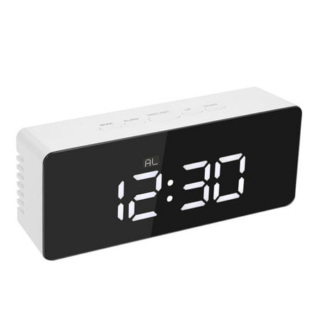 

Pianpianzi Meat Thermometers for Grilling Wireless Stainless Steel Lanyard Kids Potty Timer Mirror Alarm Digital Clock Display Night LED Light Lamp Creative Clock