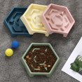 thumbnail image 4 of Pet Slow Food Bowl - Hexagonal Shape, Smooth Surface, Cat Food Bowl, 4 of 8