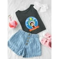 thumbnail image 3 of Happy Assumption Of Mary Cute T-Shirt Juniors -Image by Shutterstock,  Large, 3 of 4