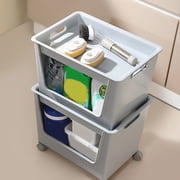 Portable Storage Solution With Wheels Convenient Portable Storage Case with Wheels for Efficient Space Management