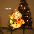 thumbnail image 3 of Luces LED navideñas con ventosa, decoraciones navideñas para el hogar, Papá Noel, campana, muñeco de nieve, luz para ventana, regalos de Navidad 2022 y Año Nuevo 2023, 3 of 5