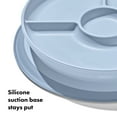 thumbnail image 5 of OXO Tot Baby and Toddler Stick and Stay Suction Divided Plate for 6+ Months - Dusk, 5 of 7