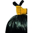 thumbnail image 4 of Aluf Plastics RCT-33XX Star Sealed Coreless Rolls with E-Z Tie Flap Closure, 33 Gal, 1.7 Mil Equiv, Polyethylene, 33" x 39",Black (Pack of 100), 4 of 7