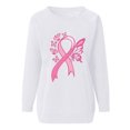 thumbnail image 5 of Sakmal Breast Cancer Awareness No Hoodie Womens Sweatshirts Graphic White Fall Sweatshirts Soft Fall Clothes 2025, 5 of 6