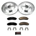 thumbnail image 3 of PowerStop Front Z23 Evolution Sport Carbon-Fiber Ceramic Brake Pad and Drilled & Slotted Rotor Kit Fits: CHEVROLET PONTIAC SATURN Select Models K1576, 3 of 10
