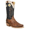 thumbnail image 2 of Roper Mens Ride Em Cutter Embroidered Square Toe Pull On Cowboy  Mid Calf B, 2 of 5