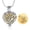 Gold, variant on Cremation Jewelry Celtic Knot Heart Urn Necklace for Ashes for Women Men Memorial Keepsake Locket for Ashes Holder