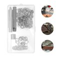 thumbnail image 4 of Miangastore Steel Eyelet Puncher Silver 1 Box 9.18X2cm For Professionals, 4 of 8