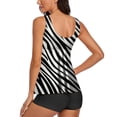 thumbnail image 3 of WILLBEST Traje de Baño Completo para Mujer Traje de Baño Tankini de Dos Piezas conjunto de Tankini de Cintura Alta Traje de Baño Sexy, 3 of 4