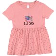 thumbnail image 3 of Inktastic Little Sister Unicorn Lil Sis Girls Baby Dress, 3 of 5