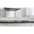 thumbnail image 6 of Unique Loom Round Solid Print Modern Area Rugs, Dark Gray, 6 of 7